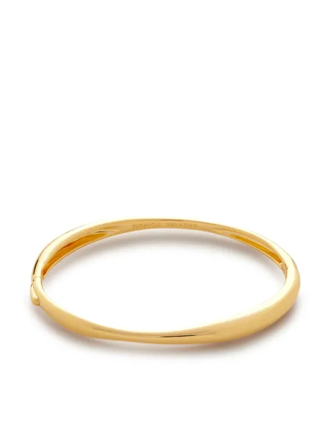 Monica Vinader Nura Reef thin bangle bracelet Gold GPBLNURSNON