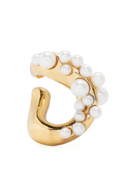 BEATRIZ PALACIOS Wave Cluster Link Medium ear cuff Gold P01SELF