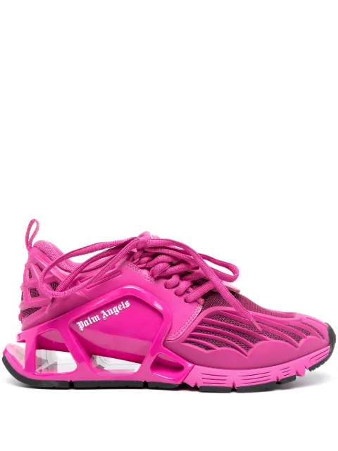 Palm Angels Palm Web low-top sneakers Pink PWIA050F23FAB0013232