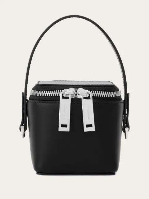 Ferragamo Micro leather mini bag Black 763888