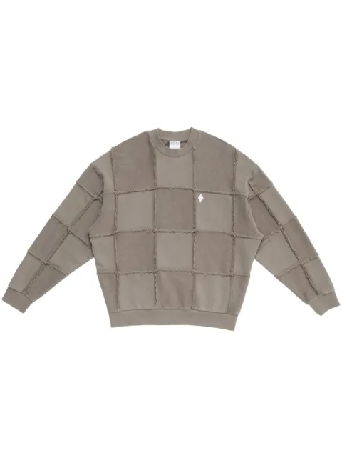 COUNTY OF MILAN Cross Inside Out sweatshirt Grey CMBA098F23FLE0015801