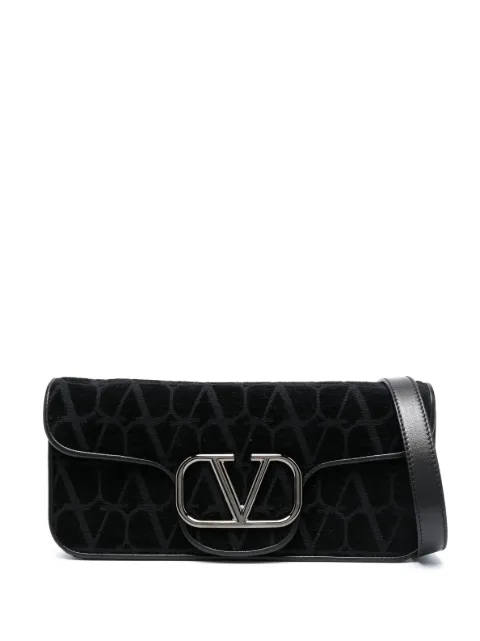 Valentino Garavani mini Locò Vlogo Toile Iconographe shoulder bag Black YB0B54CZR