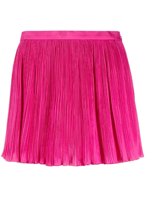 RED Valentino flared pleated shorts Pink RRFA55LUN