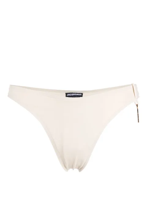Jacquemus Le Bas de Maillot Signature bikini bottoms Neutrals 223SW0252133