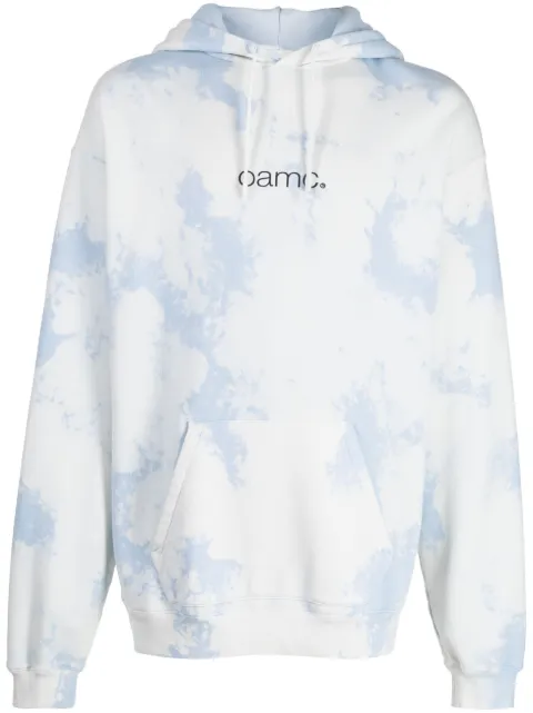 OAMC logo-print cotton hoodie White 23E28OAJ36COT00870