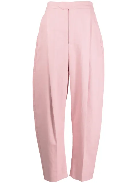 ANOUKI high-waist tapered trousers Pink ASS23N005PALIPK
