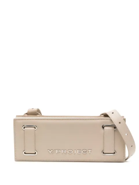 Y/Project logo-plaque accordion bag Neutrals WBAG6BMINIS24