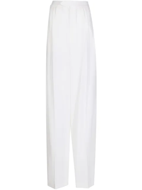 ANOUKI wool wide-leg trousers White ASS23N13PAWOOW