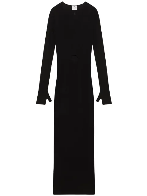 Courrèges cut-out maxi dress Black 423JRO269JS0097