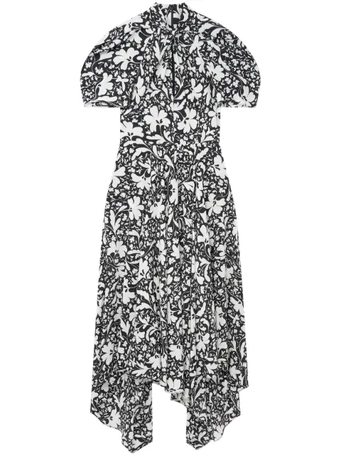 Stella McCartney floral-print silk dress Black 6A02183CS213