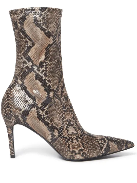 Stella McCartney Stella Iconic python-print boots Brown 810264AP0180