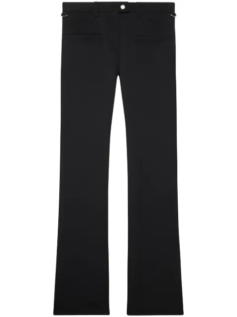 Courrèges Heritage low-rise trousers Black 423CPA175PL0007