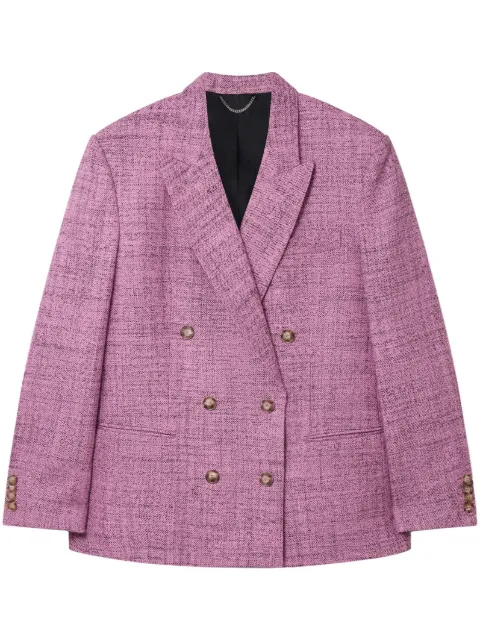 Stella McCartney double-breasted wool blazer Pink 6500423CJ700