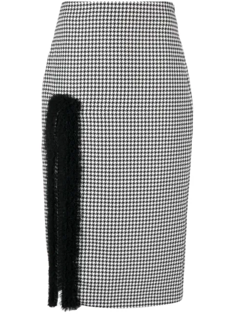 Viktor & Rolf Hollywood Dream slit midi skirt White TB023