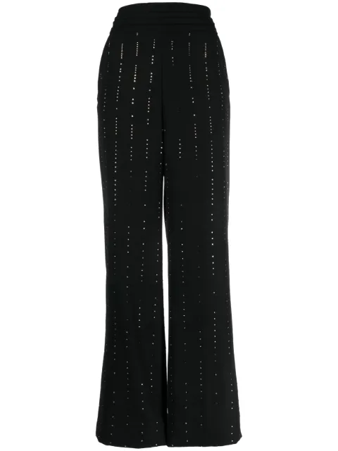 Viktor & Rolf Lucky Star crystal-embellished trousers Black TB026