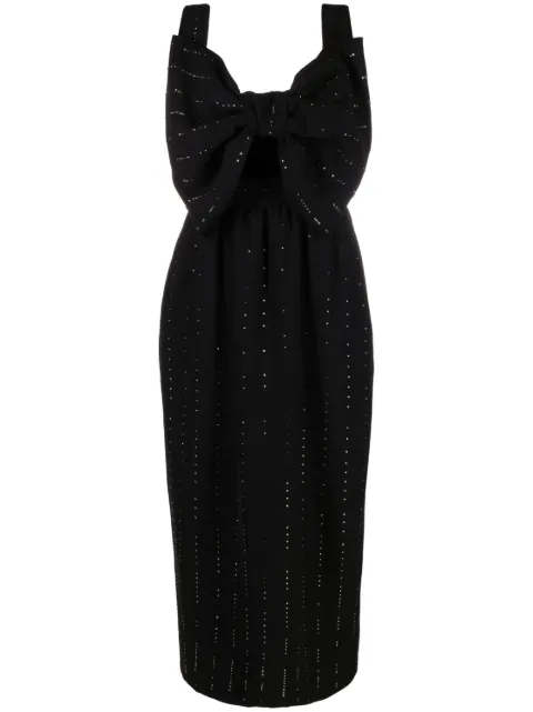 Viktor & Rolf Starry Night crystal-embellished dress Black TD049