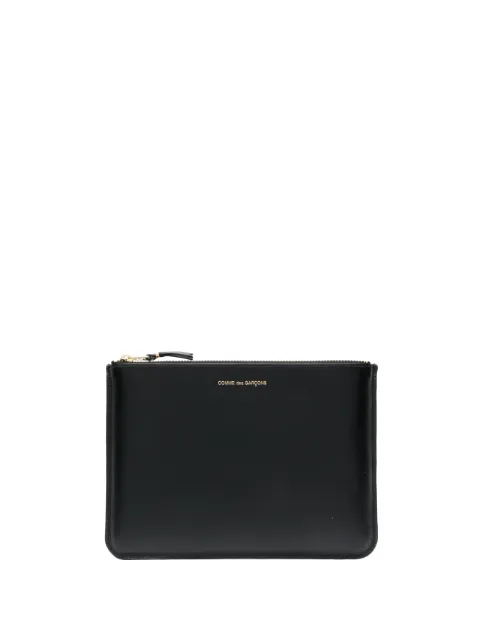 Comme Des Garçons Wallet logo-print leather wallet Black SA5100CP