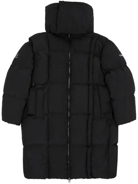 MM6 Maison Margiela x Chen Peng detachable-hood puffer coat Black S62AA0077S78461