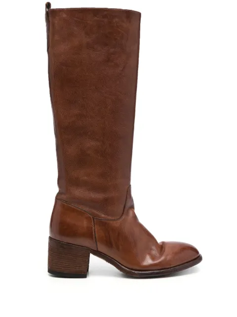 Officine Creative Denver 116 60mm high boots Brown OCDDENN116IGNISH223