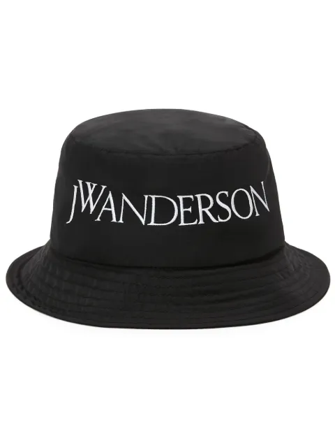 JW Anderson logo-embroidered bucket hat Black AC0175FA0214999