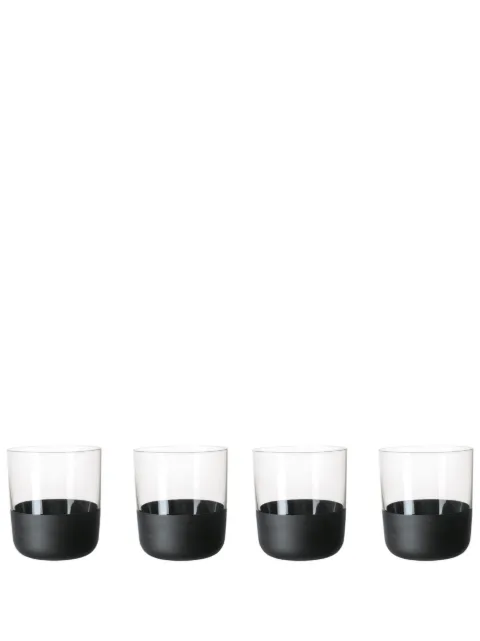 Villeroy & Boch Manufacture Rock whiskey glass (set of 4) Black 1137988250