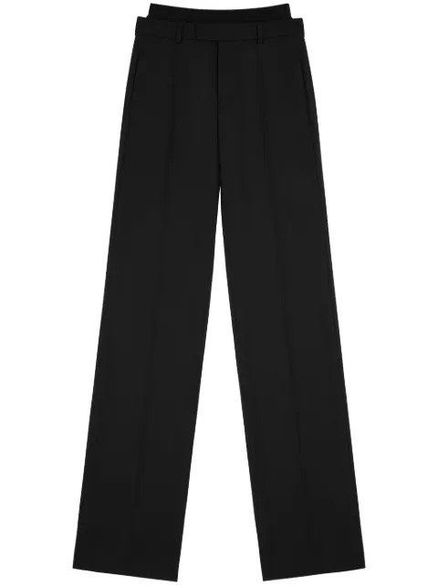 MM6 Maison Margiela double-layer tailored trousers Black S62KB0170S78357