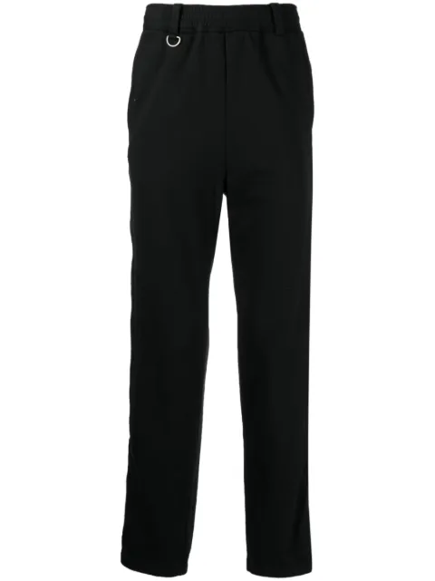 Undercover logo-patch straight-leg trousers Black UI1C45021