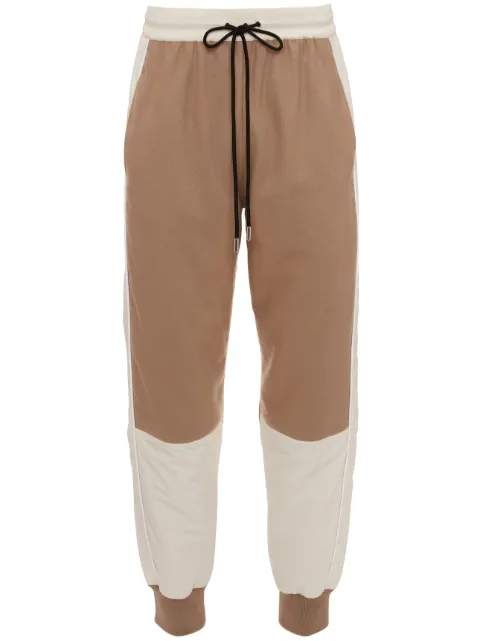 JW Anderson panelled drawstring track pants Neutrals TR0294PG1364132
