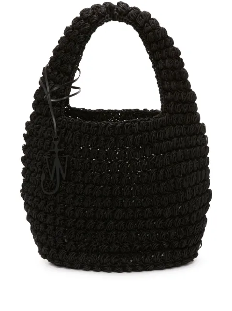JW Anderson large Popcorn tote bag Black HB0565FA0305