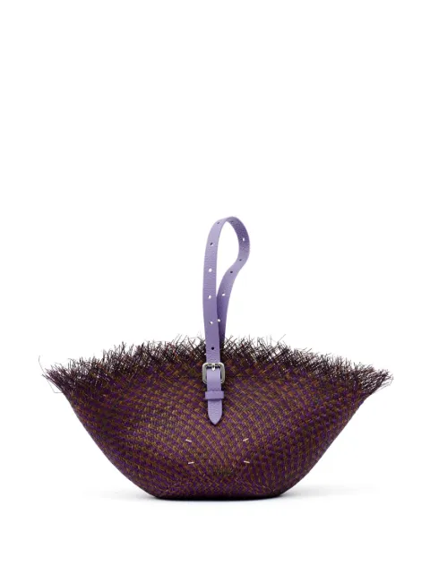 Maison Margiela Recicla raffia tote bag Purple SB4WD0001P5503