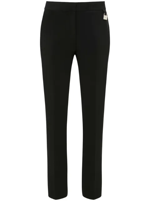 JW Anderson padlock-embellished slim-leg trousers Black TR0287PG1321999