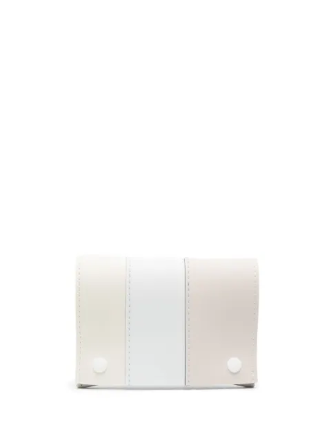 Sunnei panelled-design leather wallet White CACCXSLG007TAP003