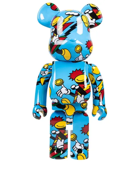 MEDICOM TOY x Grafflex BE@RBRICK 1000% figure Blue MEDI0165