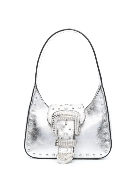 MOSCHINO JEANS buckle-detail tote bag Grey A31158793