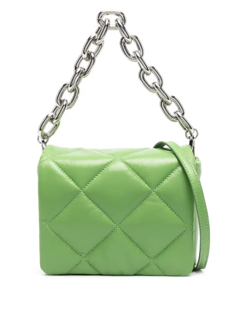 STAND STUDIO Hestia quilted shoulder bag Green 617527010
