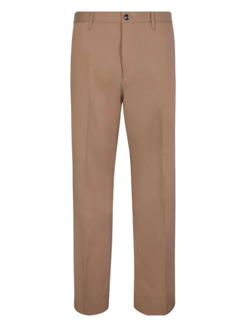 Nine In The Morning stretch-cotton pants Brown GIOVEP02