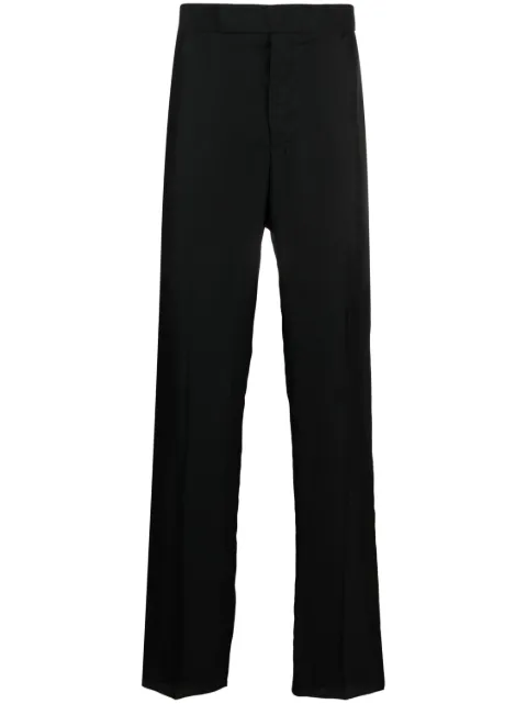 SAPIO straight-leg tailored trousers Black N9JACQUARD