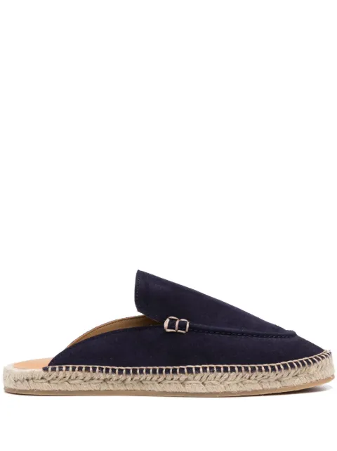 Scarosso suede jute-sole espadrilles Blue MANUELESPABLUSUED