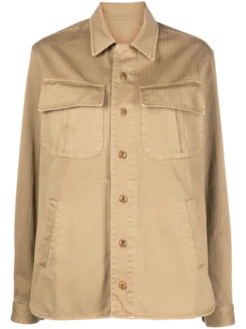 Fortela Meckong shirt jacket Neutrals WMECKONGT0002TF06