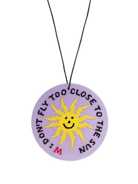 Walter Van Beirendonck Fan Jewel necklace Purple 9032