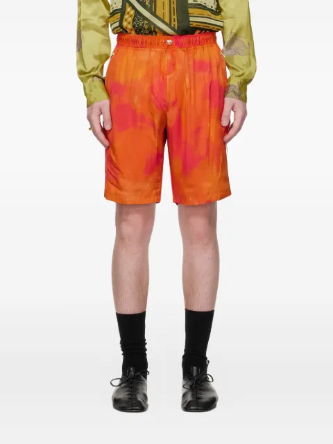Ahluwalia Bassar track shorts Orange MAHLUSH001SS23FA99OR
