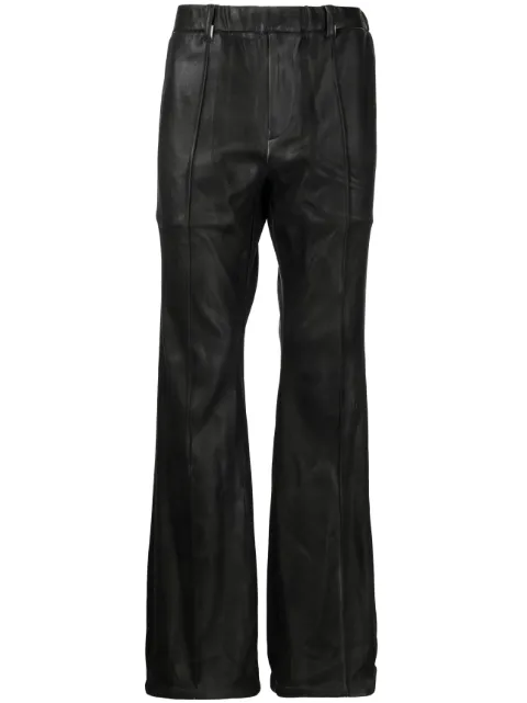 Taakk elastic-waist straight-leg trousers Black TA23SSPT028
