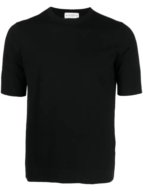 Ballantyne short-sleeve cotton T-shirt Black B2W02518C23