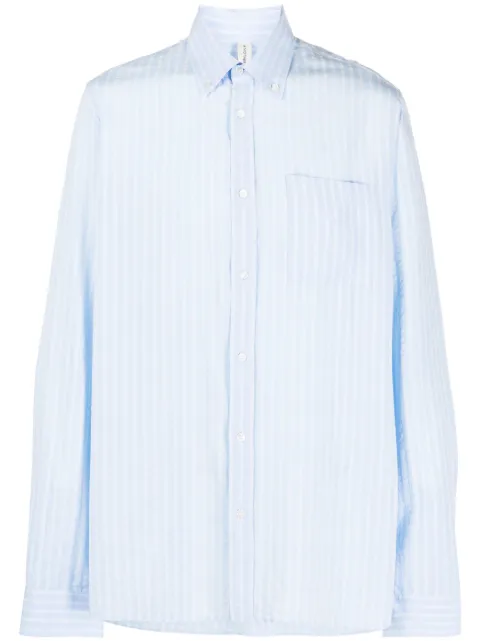 Another Aspect 1.0 stripe-pattern shirt Blue SHIRT10