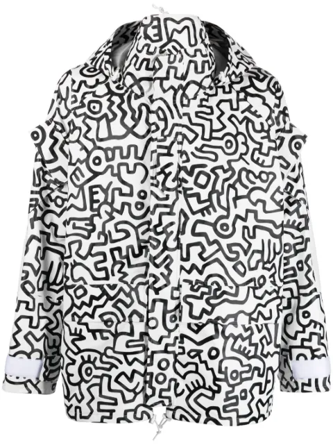 Junya Watanabe MAN x Keith Haring graphic-print jacket White WKJ016