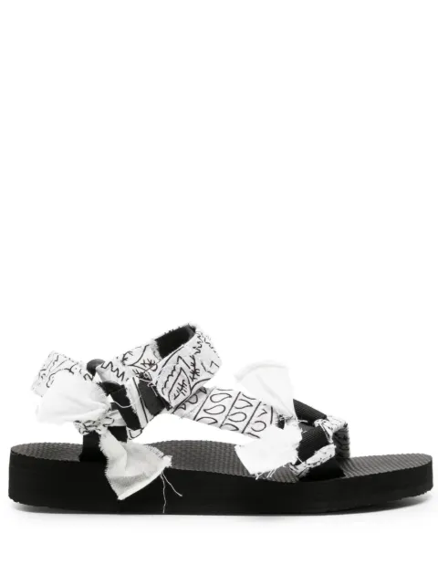 Arizona Love Trekky Bandana flat sandals White TKWHT