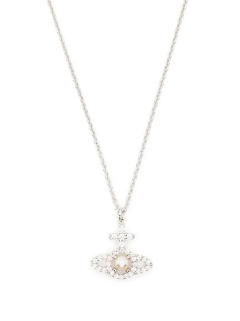 Vivienne Westwood orb crystal pendant necklace Silver 630203AR02P132