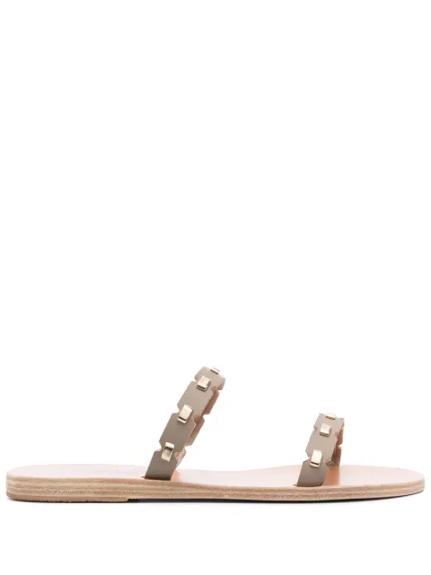 Ancient Greek Sandals Kara leather slides Neutrals KARA
