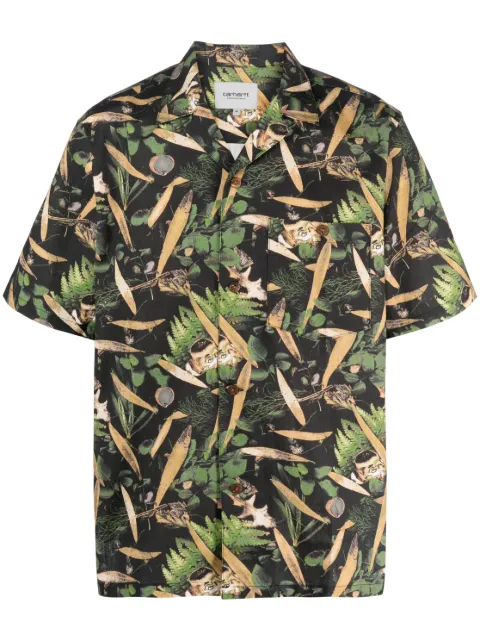 Carhartt WIP graphic-print short-sleeve shirt Black I031660