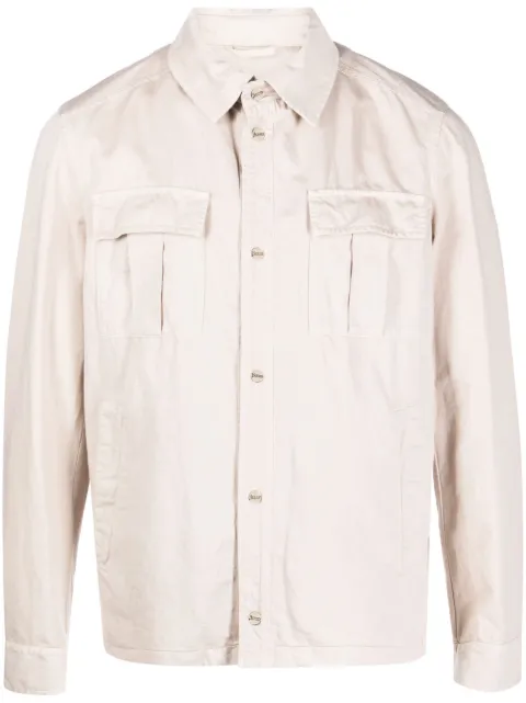 Herno chest-pockets shirt Neutrals GI0033U13147